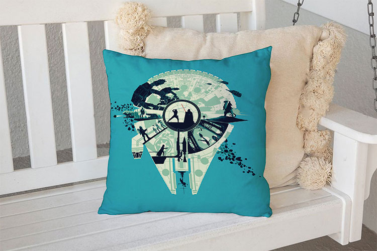 Декоративна подушка «Star Wars blue»