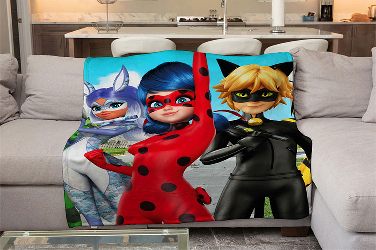 Плед «Ladybug and Cat Noir»