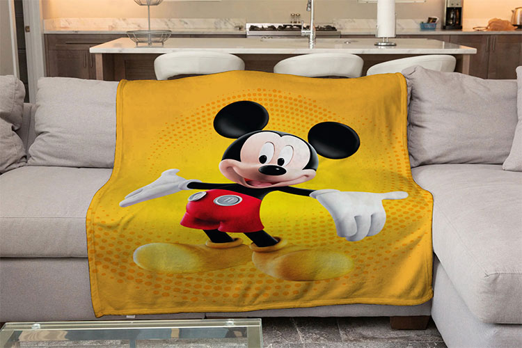 Плед «Mickey Mouse yellow»