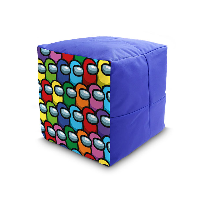 Пуф кубик «Among Us. Colored Characters»