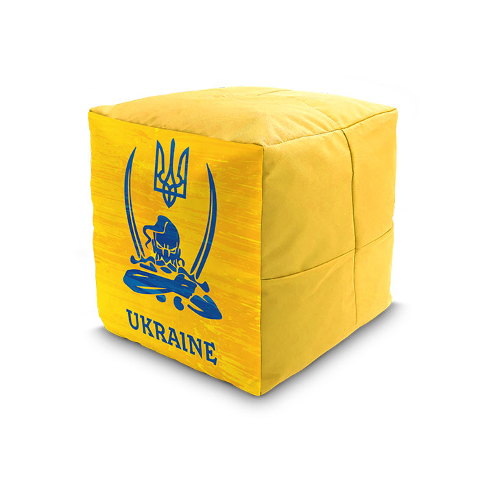 Пуф кубик «Козак з гербом»