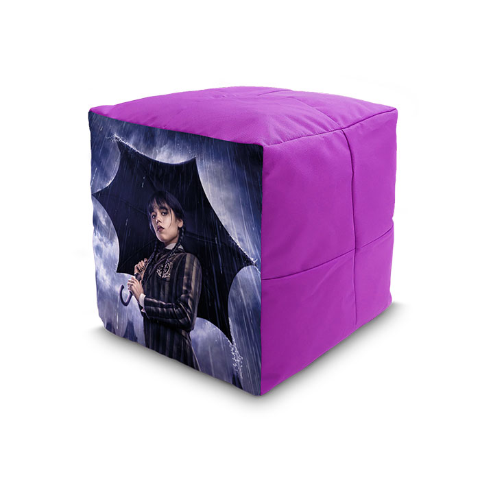 Пуф кубик «Wednesday. Umbrella»