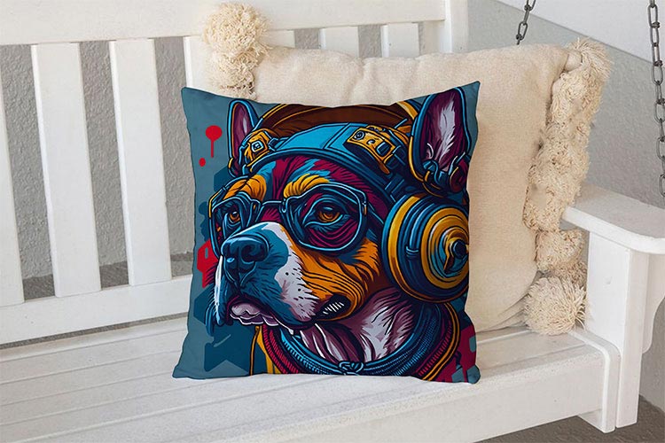 Декоративна подушка «Cool dog»