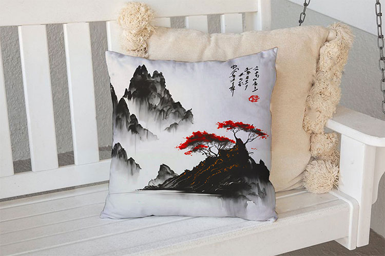 Декоративна подушка «Mountains light»