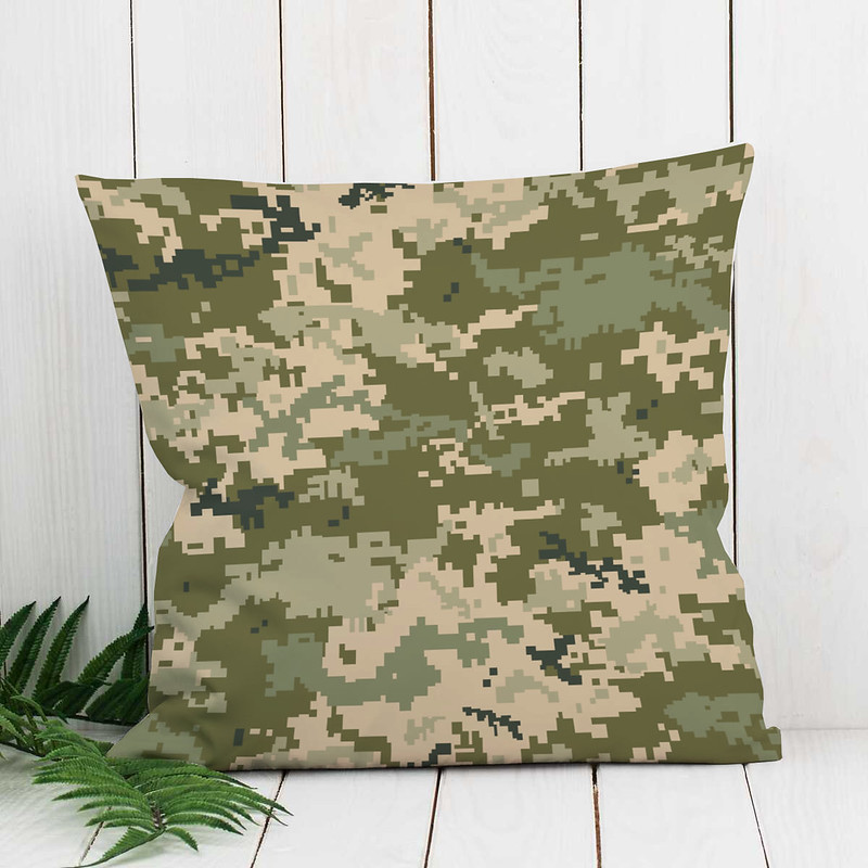 Декоративна подушка «пиксель green»