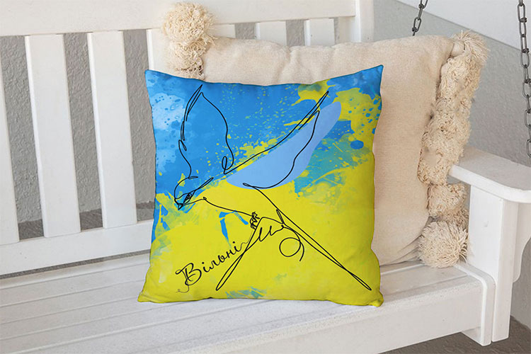 Декоративна подушка «Вільні»