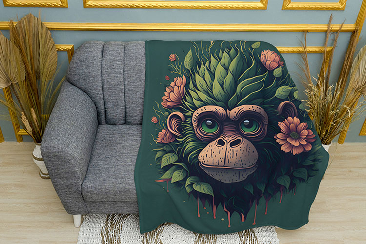 Мавпа-у-квітах