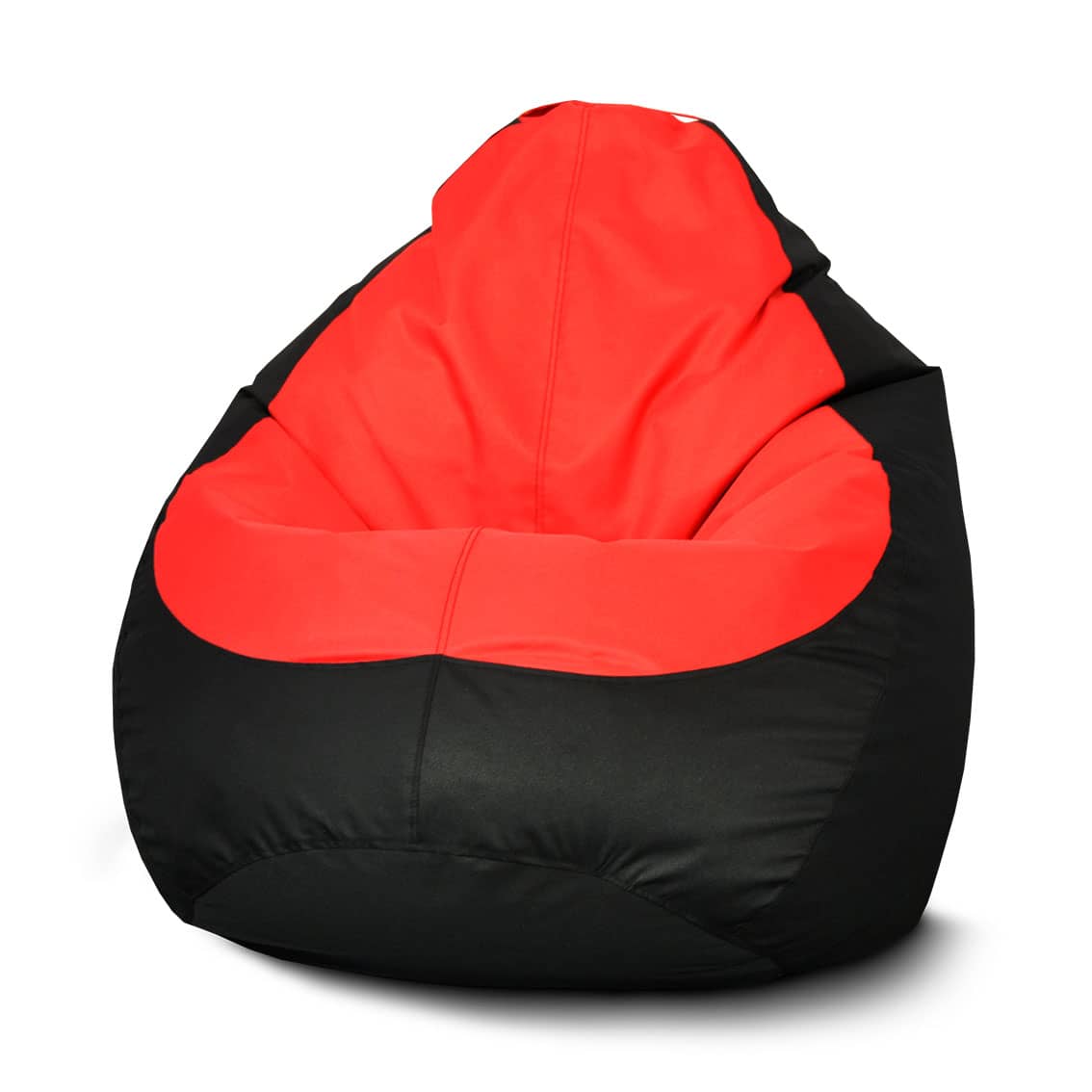 Крісло мішок груша Оксфорд Червоно-чорний