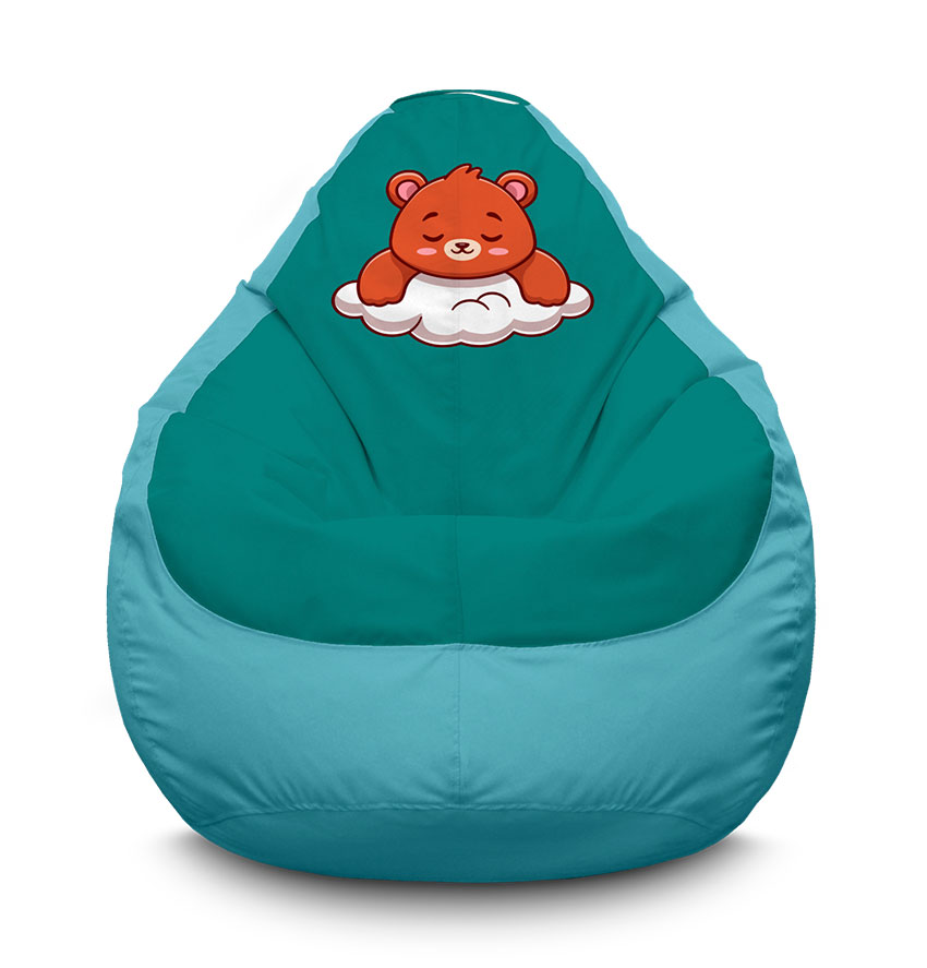 Крісло мішок Ведмедик на хмарці. Oxford