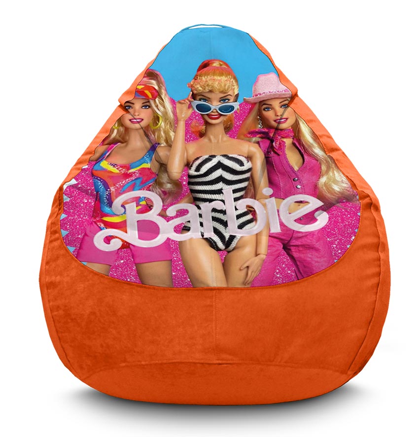 Крісло мішок Барбі з подругами. Flock