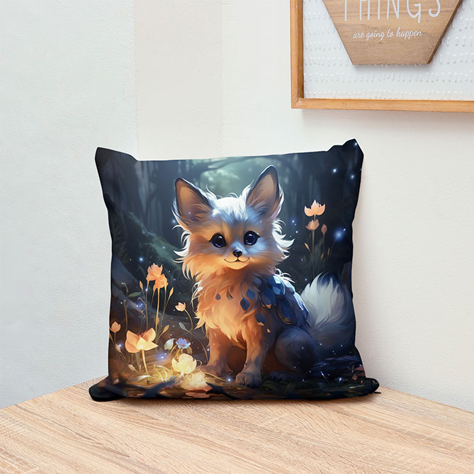 Казковий ліс. Біле вовченя