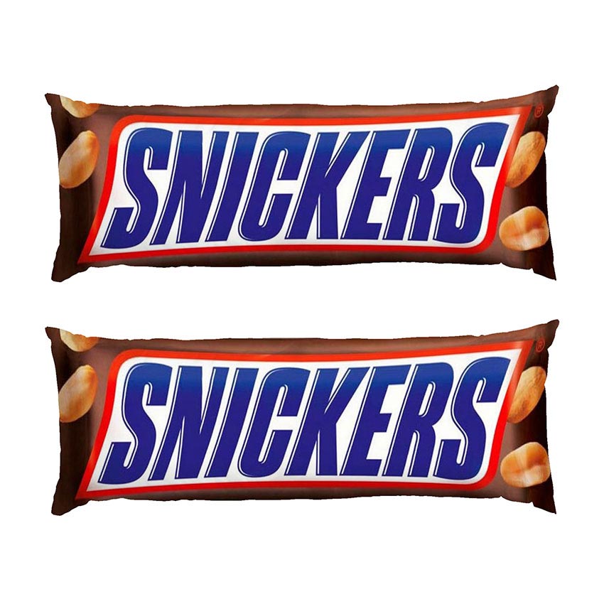 Дакімакура подушка для обіймів «Батончик Снікерс. Snickers» купити в ...