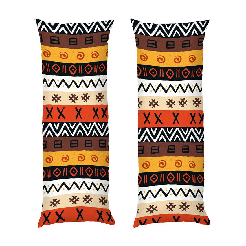 Етнічний візерунок поморанчевий