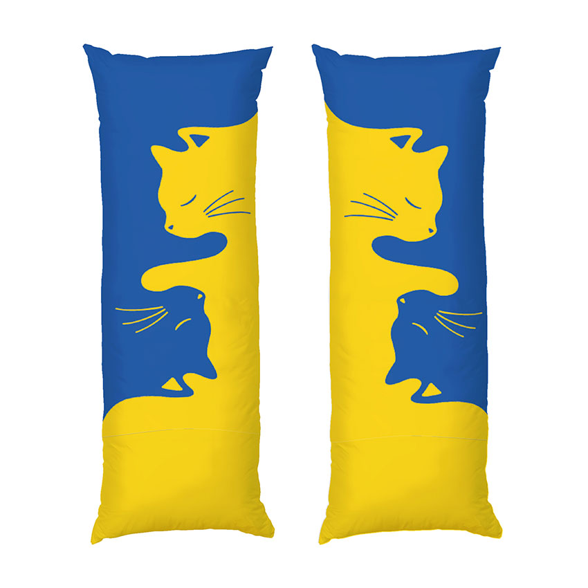 Котики синьо-жовті