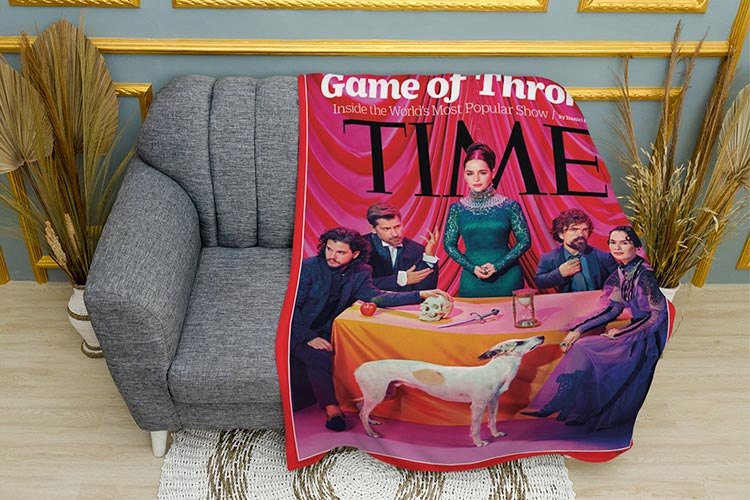 Плед «Гра Пристолів. Обкладинка Time. Game of Thrones»