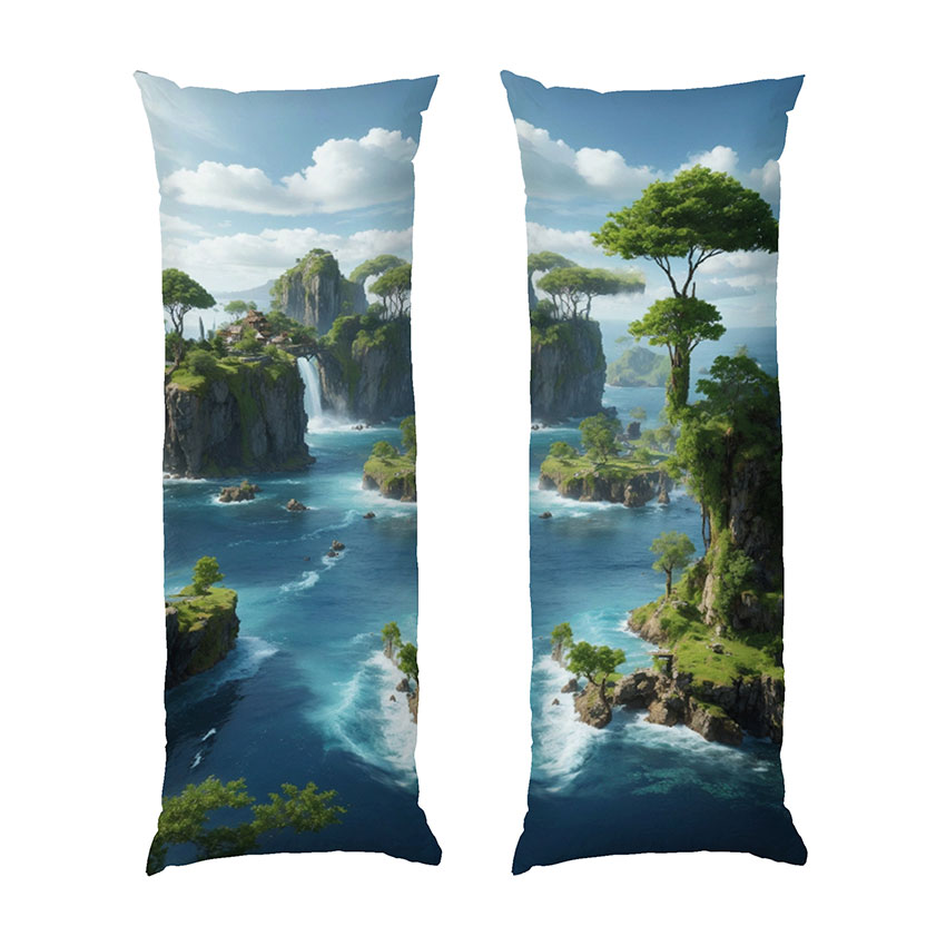 Водоспад та острови. Пейзаж