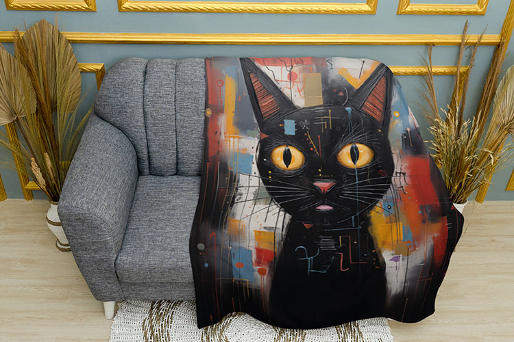 Абстракція.-Кіт.-Abstraction-cat