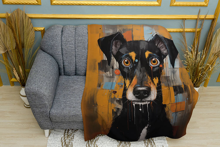 Абстракція.-Пес.-Abstraction-dog