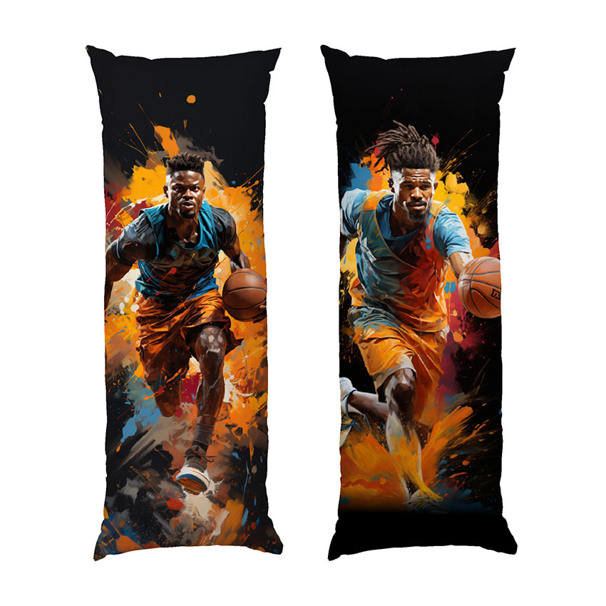 Баскетболіст у фарбах. Colours sketch. Basketball player