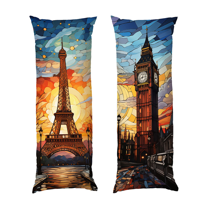 Біг Бен та Ейфелева вежа. Мозаїка. Eiffle Tower and Big Ben mosaic art