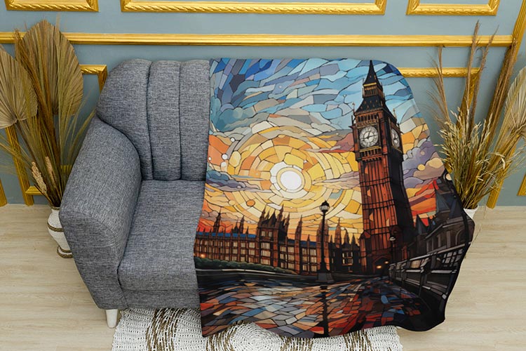 Біг-Бен.-Мозаїка.-Big-Ben-mosaic-art