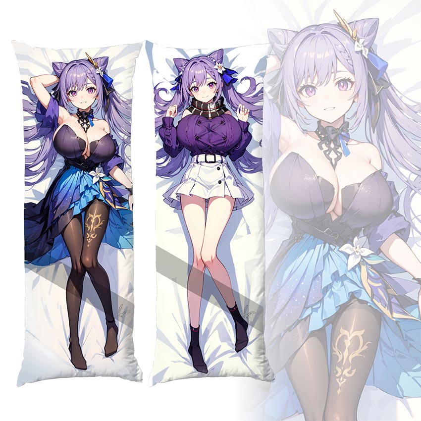 Дакімакура подушка для обіймів «Genshin Impact Keqing»