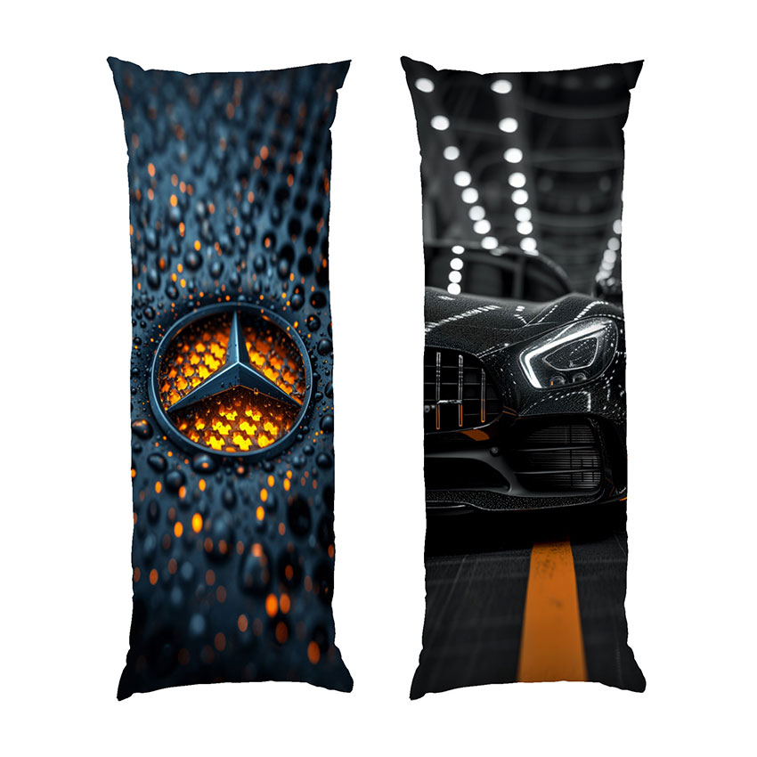Дакімакура подушка для обіймів «Mercedes. Logo and auto»
