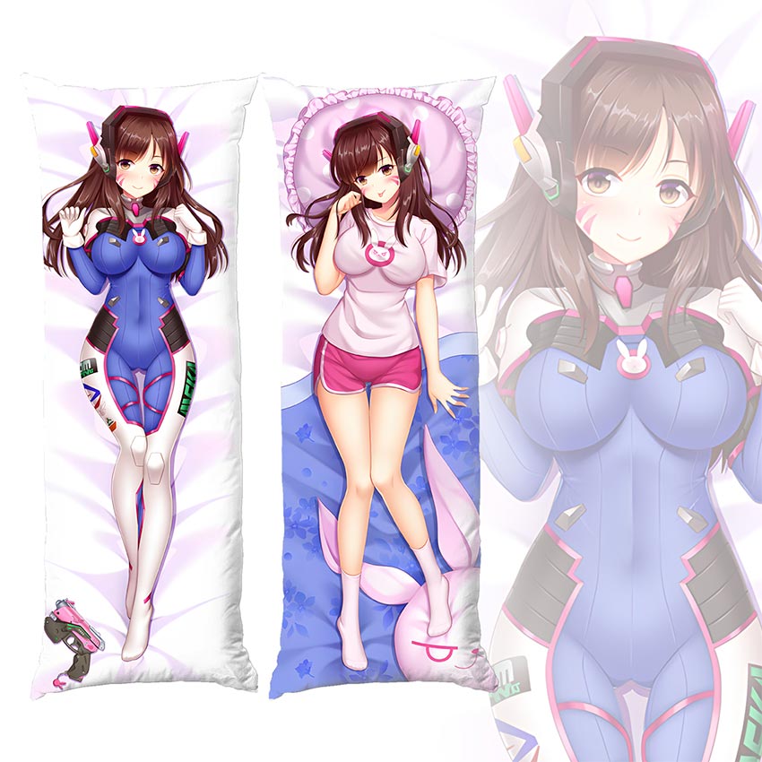 Дакімакура подушка для обіймів «Overwatch D.VA»