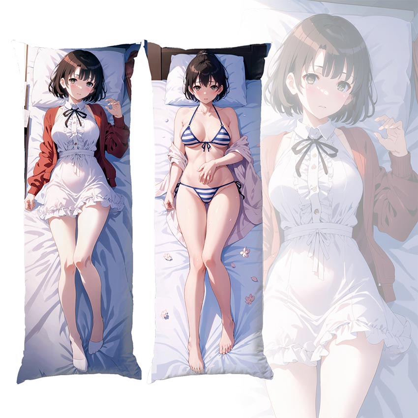 Дакімакура подушка для обіймів «Saenai Heroine no Sodatekata Megumi Kato»