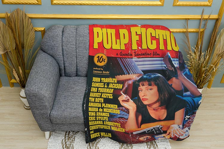 Плед «Фільм Тарантіно. Постер. Tarantino Film. Poster»