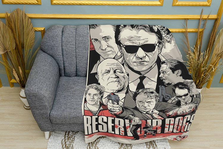 Плед «Фільм Тарантіно. Tarantino Film. Plaid»