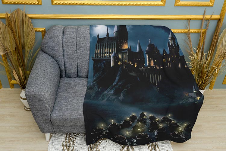 Плед «Гарі Поттер. Хогвартс. Harry Potter. Hogwarts. Plaid»