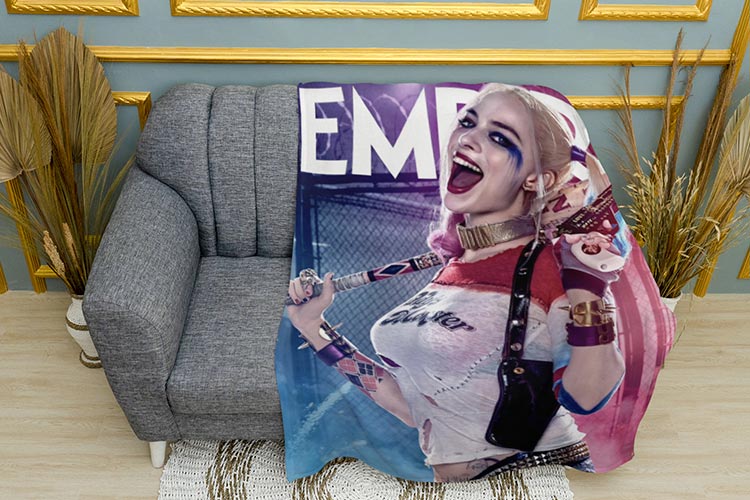 Плед «Гарлі Квінн. Фільм. Harley Quinn. Film. Plaid»