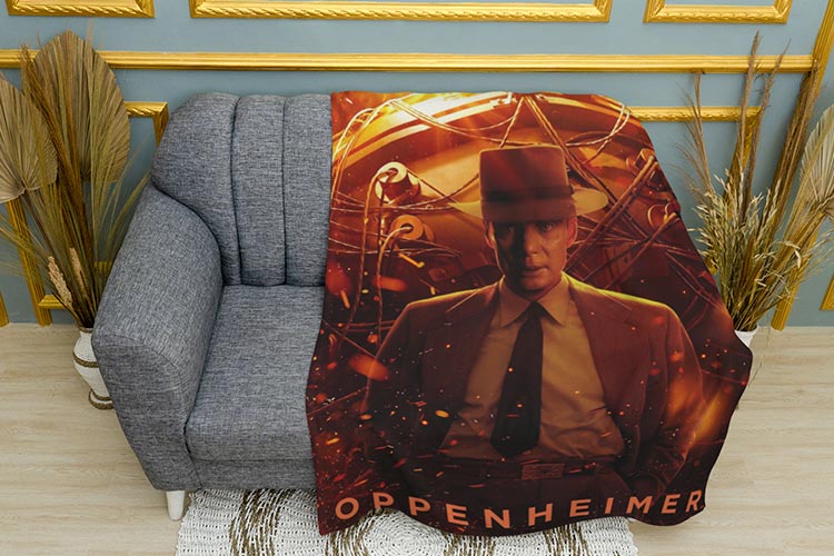 Плед «Опенгеймер. Постер. Oppenheimer. Poster»