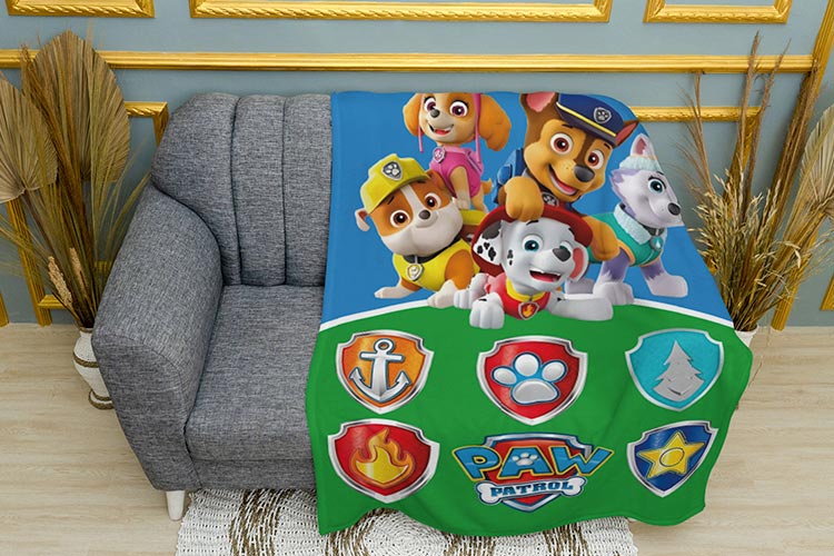 Плед «Щенячий патруль. Мультик. Paw Patrol. Cartoon»