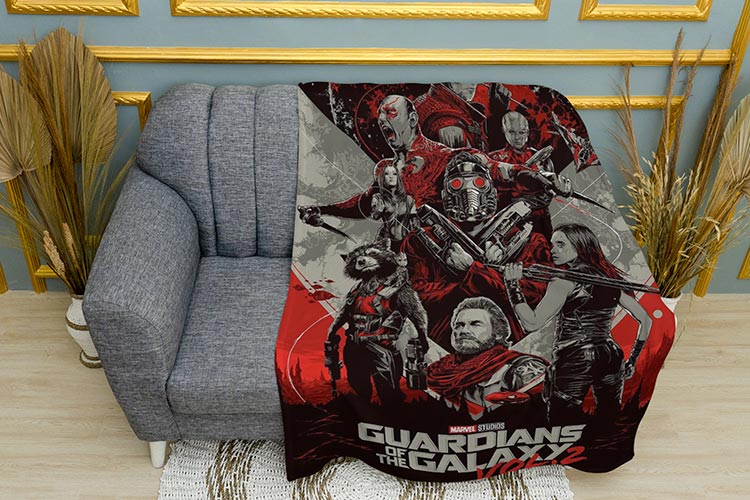 Плед «Вартові Галактики. Марвел.Guards of the University. Marvel»