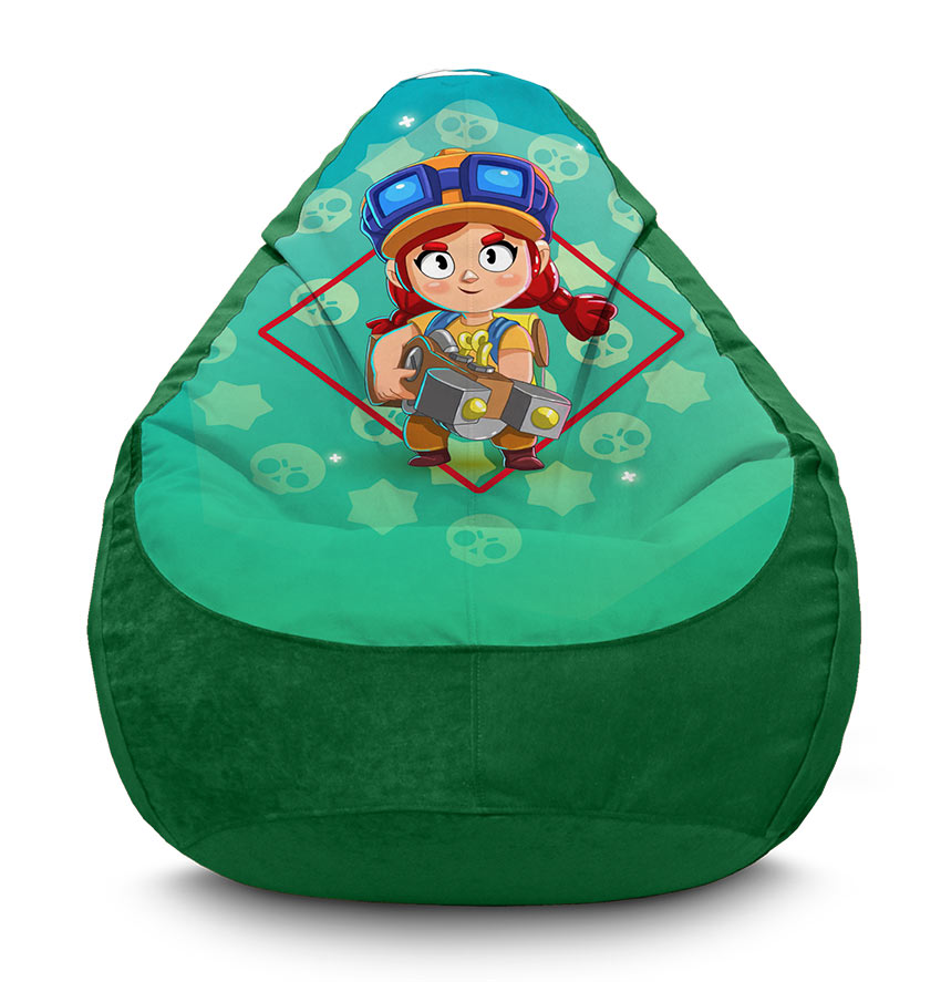 Джессі-зі-зброєю.-Бравл-Старс.-Флок.-Jessie-with-a-gun.-Brawl-Stars.-Flock