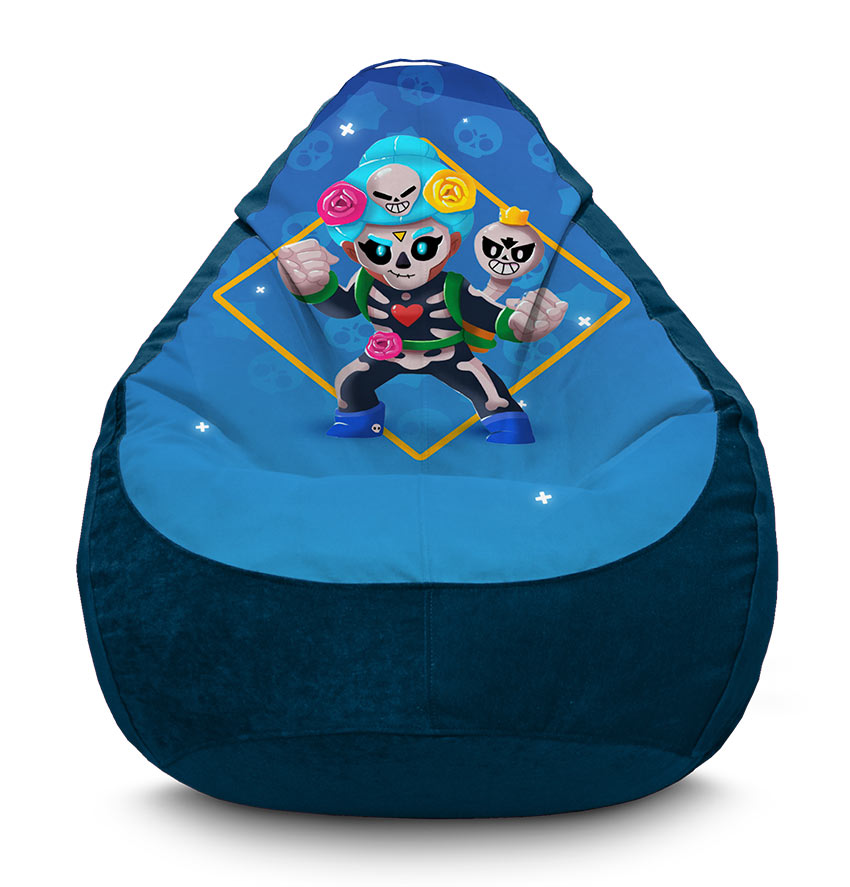 Роза.-Скелет.-Бравл-Старс.-Флок.-Rose.-Skeleton.-Brawl-Stars.-Flock