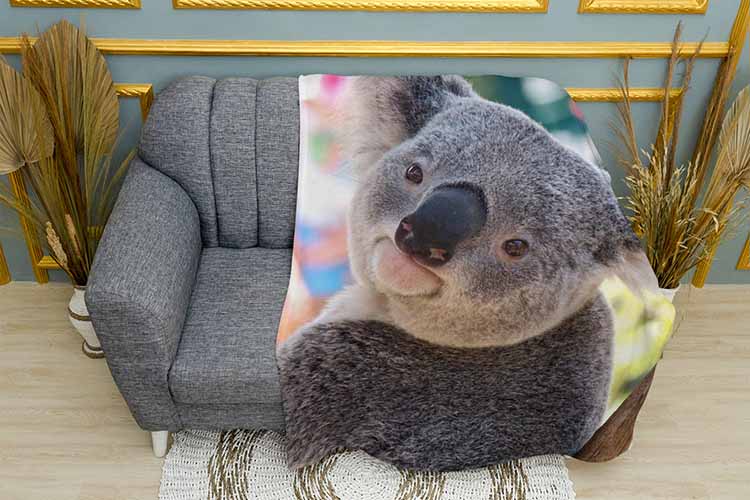 Плед «Пухнаста мала коала. Fluffy little koala»