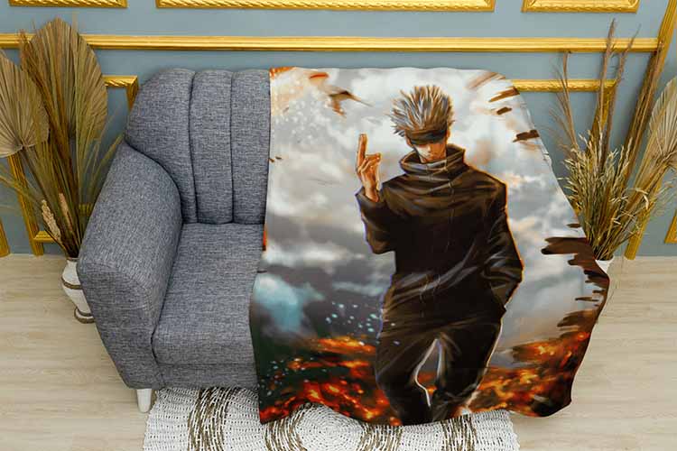 Плед «Годжо. Магічна битва. Gojo. Jujutsu Kaisen»