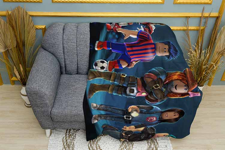 Плед «Роблокс. Персонажі гри. Roblox. Game characters»