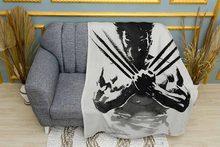 Плед «Росомаха. Малюнок. Wolverine. Art»