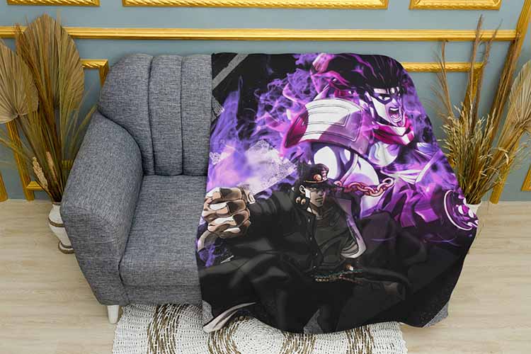 Плед «Сильний ДжоДжо. Химерні пригоди Джо Джо. Strong Jojo. JoJo's Bizarre Adventure»
