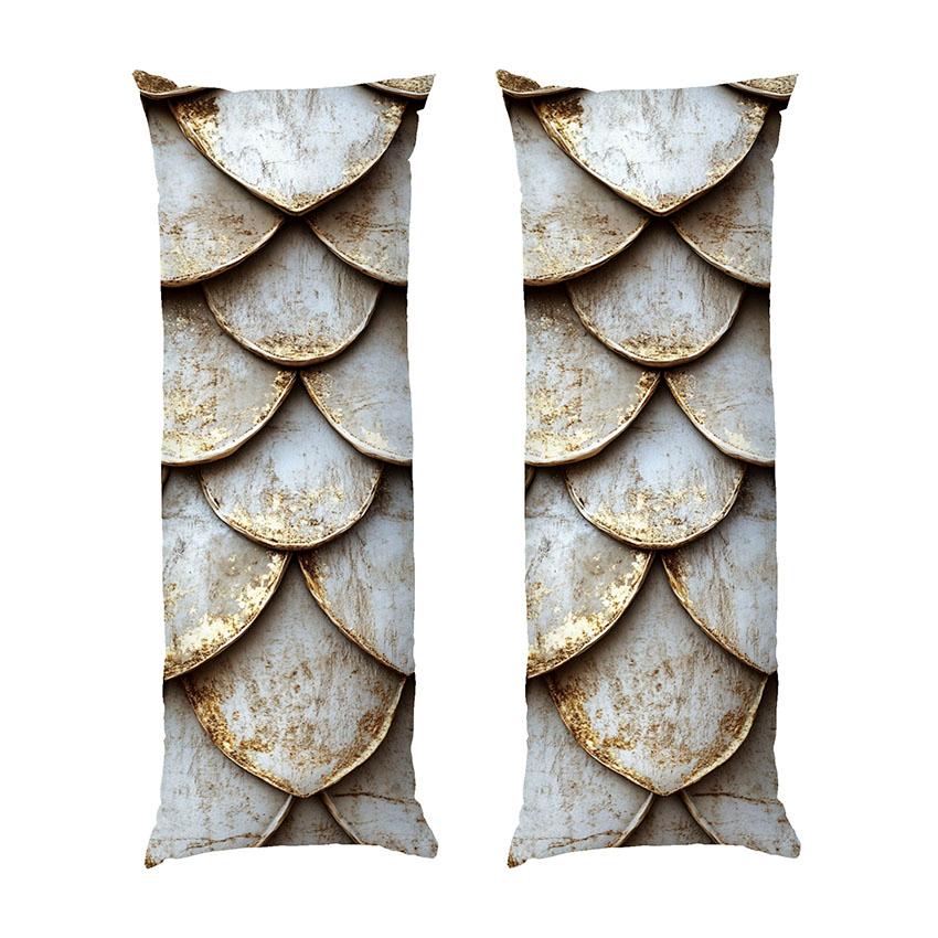 Дакімакура «Луска дракона. Світлий мармур. Light marble. Dragon scales»