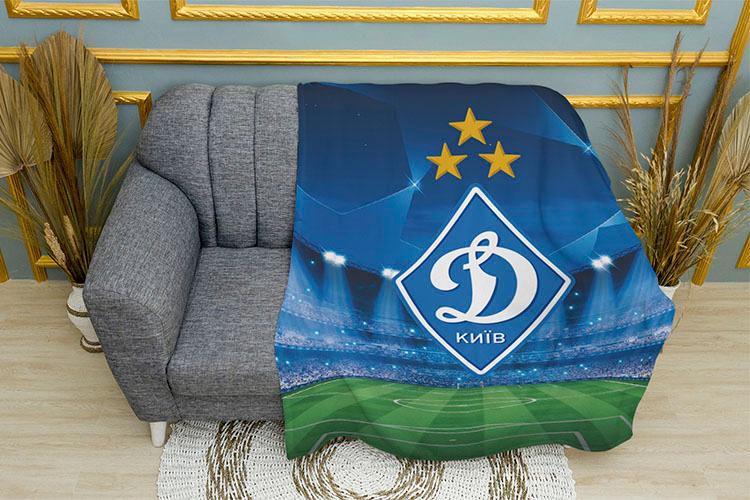 Плед Динамо. Нічний стадіон. Dynamo. Night Stadium