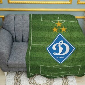 Плед с принтом Динамо. Поле успеха. Dynamo. Field of Success