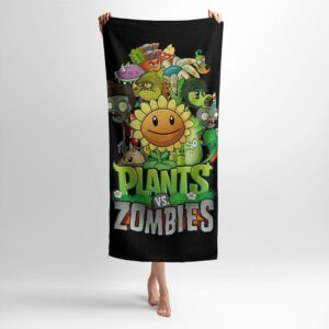 Рушник з принтом «Рослини проти зомбі. Армія саду. Plants vs. Zombies. Garden Army»
