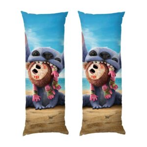 Дакімакура подушка для обіймів «Ліло і Стіч. Пляжний Стіч. Lilo and Stitch. Beach Stitch»