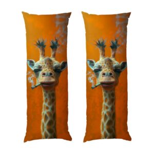 Дакимакура подушка для объятий «Расслабленный жираф. Chill Giraffe»
