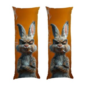 Дакімакура подушка для обіймів «Злий Кролик. Angry Bunny»